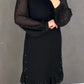 🔥Solange der Vorrat reicht 49 % Rabatt!🎉Damenkleid mit Rundhalsausschnitt und einfarbigem Strass