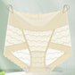 Culotte taille haute confortable et respirante en dentelle sans coutures