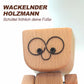 👋 Handgefertigtes Wippendes Holzmännchen – Autodeko &amp; Einzigartiges Geschenk! 🚗