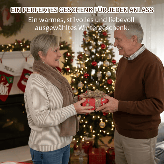 🏆LETZTER TAG SALE 53% RABATT🔥⚡50K+ verkauft!🧣Ultraweicher Kunstfell-Durchziehschal mit geheimer Reißverschlusstasche