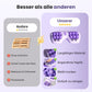 💜Der bequemste Blutkreislauf-Förderer💜Tragbarer Fußmassageroller mit Doppelwalze