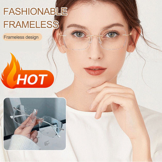 🔥Bonne affaire du Nouvel An 2025 -50 %🔥Lunettes de myopie anti-lumière bleue sans monture à la mode