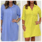 💕Hot Sale 55% off💝Women’s Summer Plus Size Shirt Dress