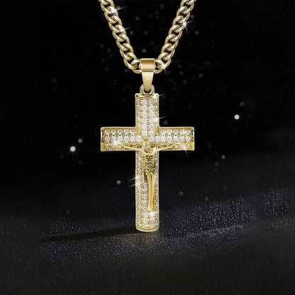 🏆 ✝️Jesus-Kruzifix-Anhänger-Halskette