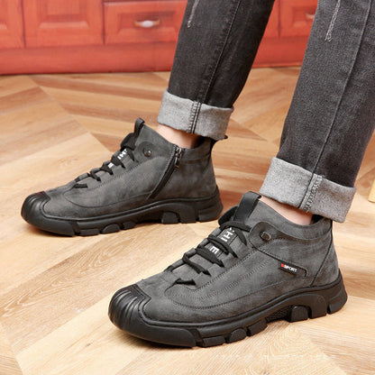 [Wintergeschenk] Herren Sneaker aus Leder mit Kunstwollfutter🔥Kostenloser Versand