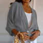 Cardigan d'été pour femme à manches chauve-souris