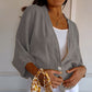 Cardigan d'été pour femme à manches chauve-souris