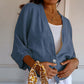 Cardigan d'été pour femme à manches chauve-souris