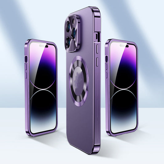 🔥Double-sided Electroplated Glass Magnetic Phone Case