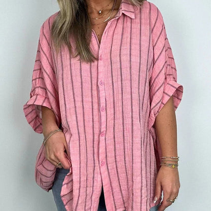 🌸Hot sale 54% OFF🌸Women's Casual Striped Shirt-Keep you comfortable all day long