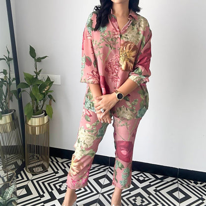 🌸40% off Autumn Suits🌸 Casual Floral Print Two-Piece Set