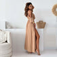 🔥 Heißer Verkauf 55% OFF💯Elegantes, sexy Kleid mit V-Ausschnitt und Seitenschlitz für Damen