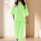 Damenmode Lockeres Freizeit-T-Shirt und Hosen-Set