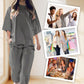 Damenmode Lockeres Freizeit-T-Shirt und Hosen-Set
