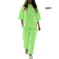 Damenmode Lockeres Freizeit-T-Shirt und Hosen-Set