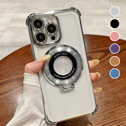 🔥Limited Time 60% OFF🔥Magnetic Lens Protective Phone Case with Stand