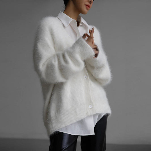 🖤Early Black Friday Sale:57% OFF--Free Shinpping🖤Women's Cozy Fuzzy Knit Cardigan