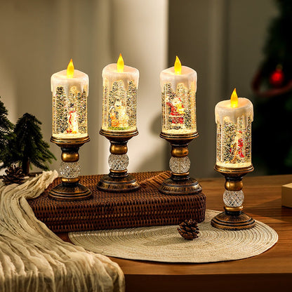 🎁Heiße Aktion 50 % Rabatt🎅Weihnachtskerzen-Nachtlicht🕯️