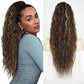 💜 LETZTER TAG DER AKTION - 50% RABATT 💜Lockige, gewellte Frizz-Haarverlängerung mit Pferdeschwanz