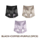 Culotte taille haute confortable et respirante en dentelle sans coutures