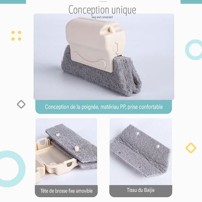 💥Brosse créative pour nettoyer les fissures des fenêtres 
