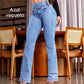 🌸🌼Frühjahrsaktion 55% RABATTStretch-Schlagjeans mit hoher Taille