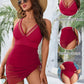 ⏳Begrenzte Zeit 50% Rabatt💥Schlankmachender transparenter Sarong-Wickel-Badeanzug aus Netzstoff👙