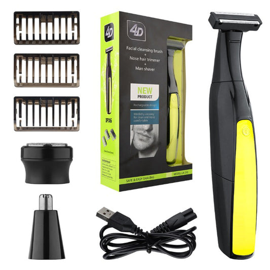 🌞Soldes d'été🔥Rasoir électrique multifonction pour hommes, humide et sec🧔💦✈️