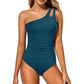 🌸🌼Frühjahrsaktion 49% RABATT🧚Einstückiger asymmetrischer Damen-Badeanzug