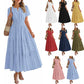 💃 Damen Sommer 2025 Casual Midi Maxi Kleider 💞