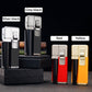Briquet gonflable à flamme inclinée pour pipe à tabac, multifonction