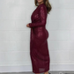 🔥Heißer Verkauf – 50 % Rabatt🔥Sexy Paillettenkleid mit tiefem V-Ausschnitt