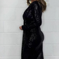 🔥Heißer Verkauf – 50 % Rabatt🔥Sexy Paillettenkleid mit tiefem V-Ausschnitt