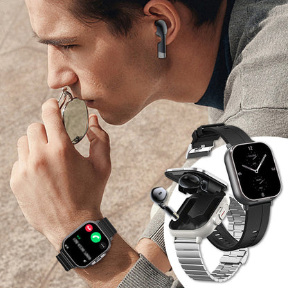 🎧Offre spéciale : 60 % de réduction⌚ Montre connectée et écouteurs 2 en 1 – Tout en un ! 🌟
