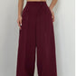 Pantalon droit tendance, décontracté et polyvalent