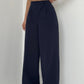 Pantalon droit tendance, décontracté et polyvalent
