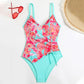 🏖️Sommer-Hot-Sale - 50% Rabatt🌸Einteiliger Push-Up-Badeanzug für Frauen mit Rüschen