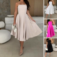 🌸💖Mini-jupe élégante de couleur unie sans ceinture🚀Achetez-en 2 et obtenez la livraison gratuite🚀
