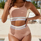 💖2025 Neu 50% Rabatt👙 Damen-Bikini-Set High Waist Badeanzug Zweiteiliger Badeanzug