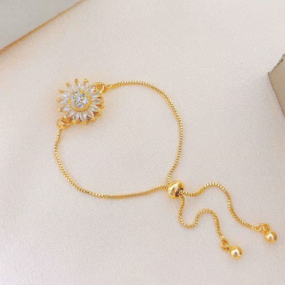⏳Offre spéciale à durée limitée⌛Bracelet d'humeur tournesol délicat et tendance