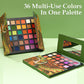 Vielseitige Lidschatten-Make-up-Palette mit 36 Farben