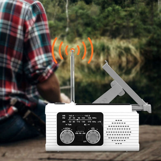 Multifunktionales solarbetriebenes Notfall-Wetterradio