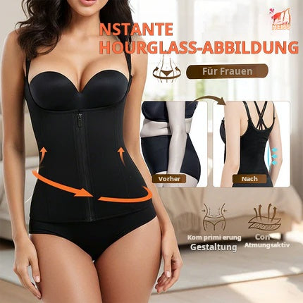 55% Rabatt: Damen Shape-Weste mit Reißverschluss & Haken – figurbetonend & praktisch