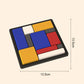 Kreatives geometrisches Block-Puzzlespiel