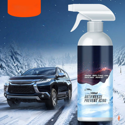 Leistungsstarkes Enteisungsspray für Autowindschutzscheiben