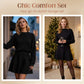 55% Rabatt 👗 Women's Mock Neck Knit A-Line Mini Dress – Alltagstauglich & Figurbetonend