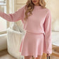 55% Rabatt 👗 Women's Mock Neck Knit A-Line Mini Dress – Alltagstauglich & Figurbetonend