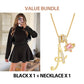 55% Rabatt 👗 Women's Mock Neck Knit A-Line Mini Dress – Alltagstauglich & Figurbetonend