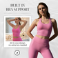 Halter Neck Yoga Tank Top with Built-in Bra