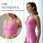 Halter Neck Yoga Tank Top with Built-in Bra